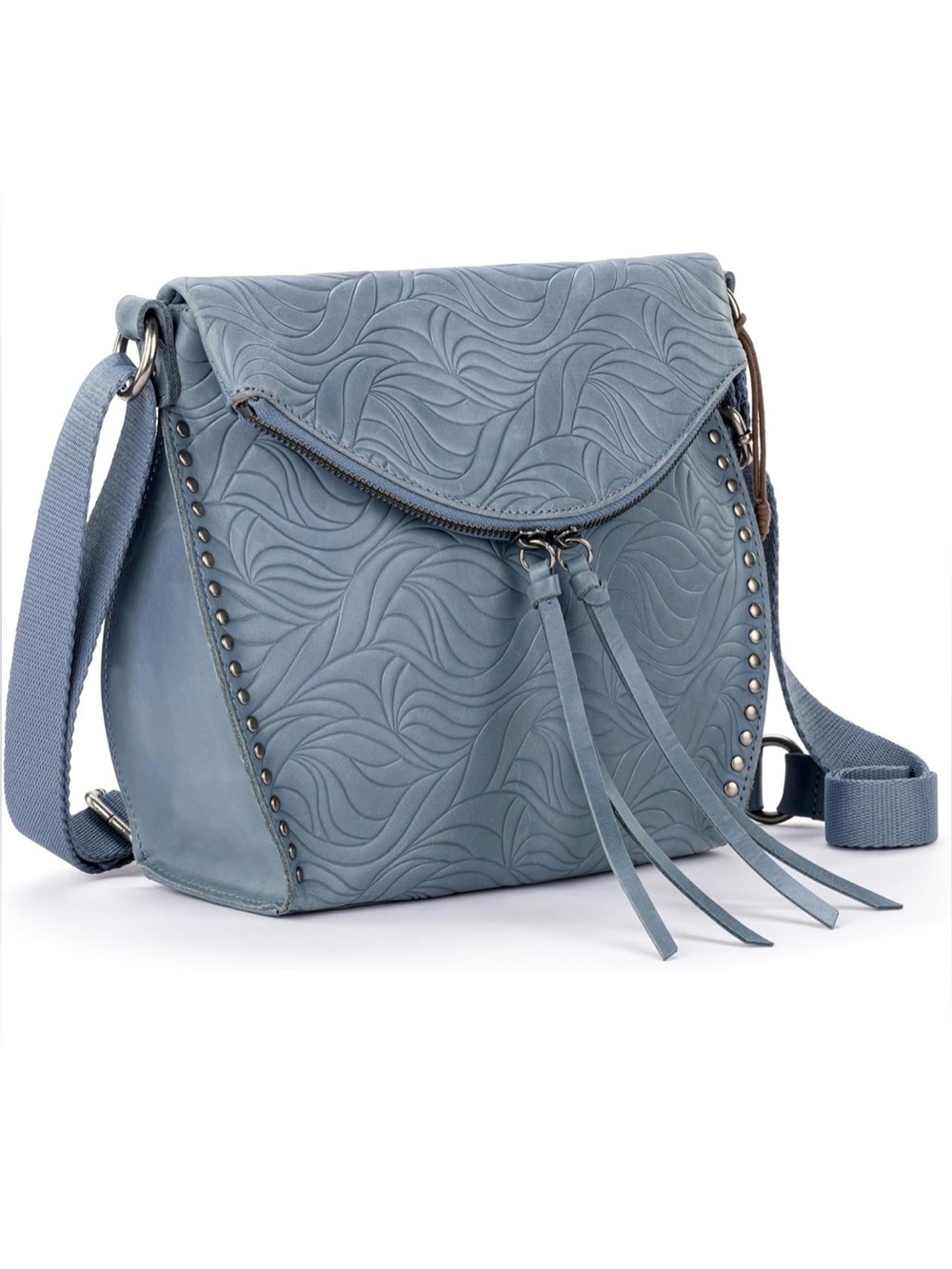 THE SAK Silverlake Flap Crossbody In Blue